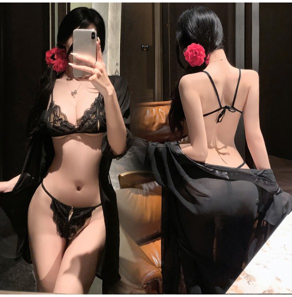 FEE ET MOI - Sexy Lace Bikini (Black)